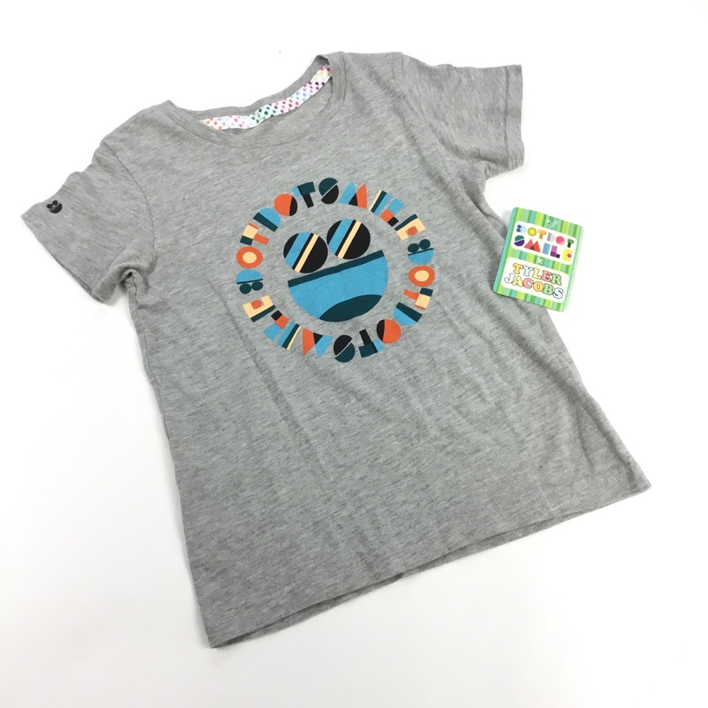 NWT Dot Dot Smile T-Shirt Sz 6 Artist Collab
